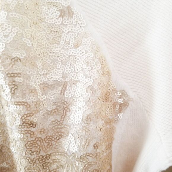 Chico's hooded full zip sweatshirt sequence - Picture 5 of 9